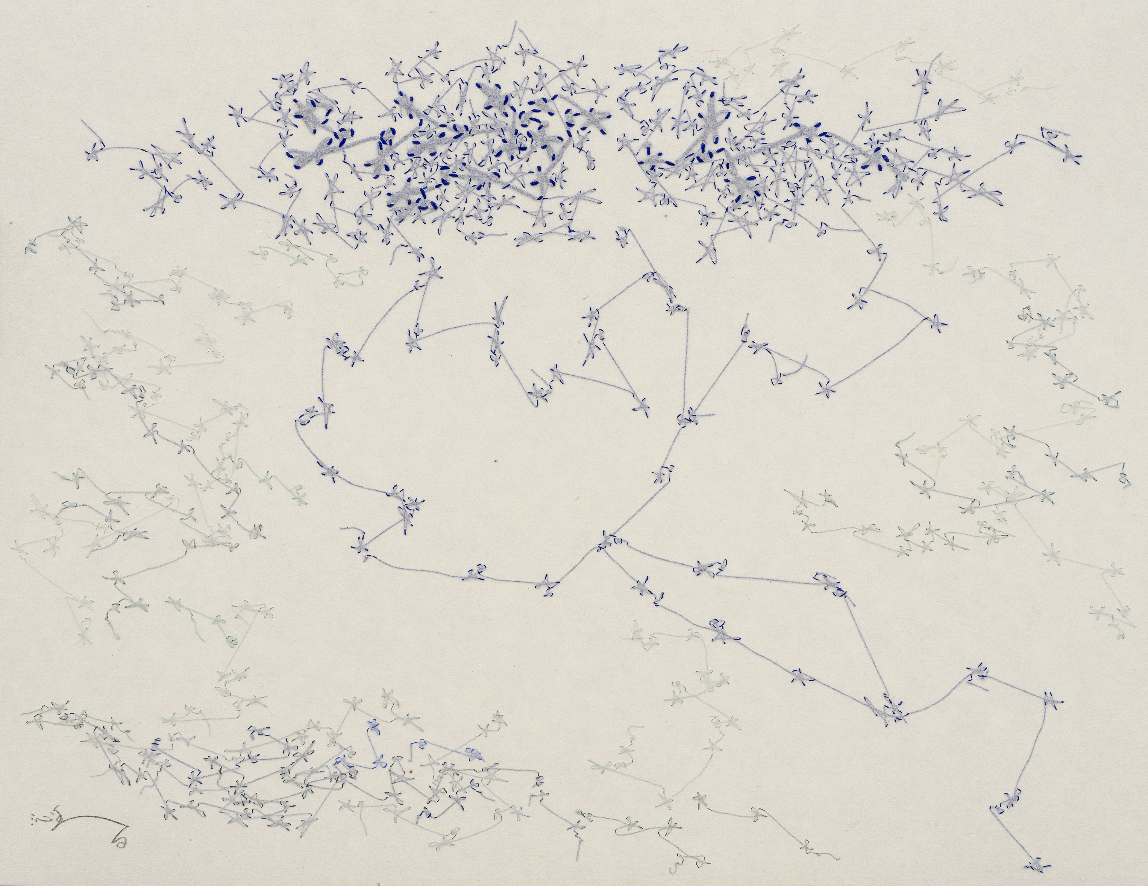 [작품이미지 5] Starfield(Light)-1508, 2015, Thread on Korean paper, 53.3x41.1cm.jpg
